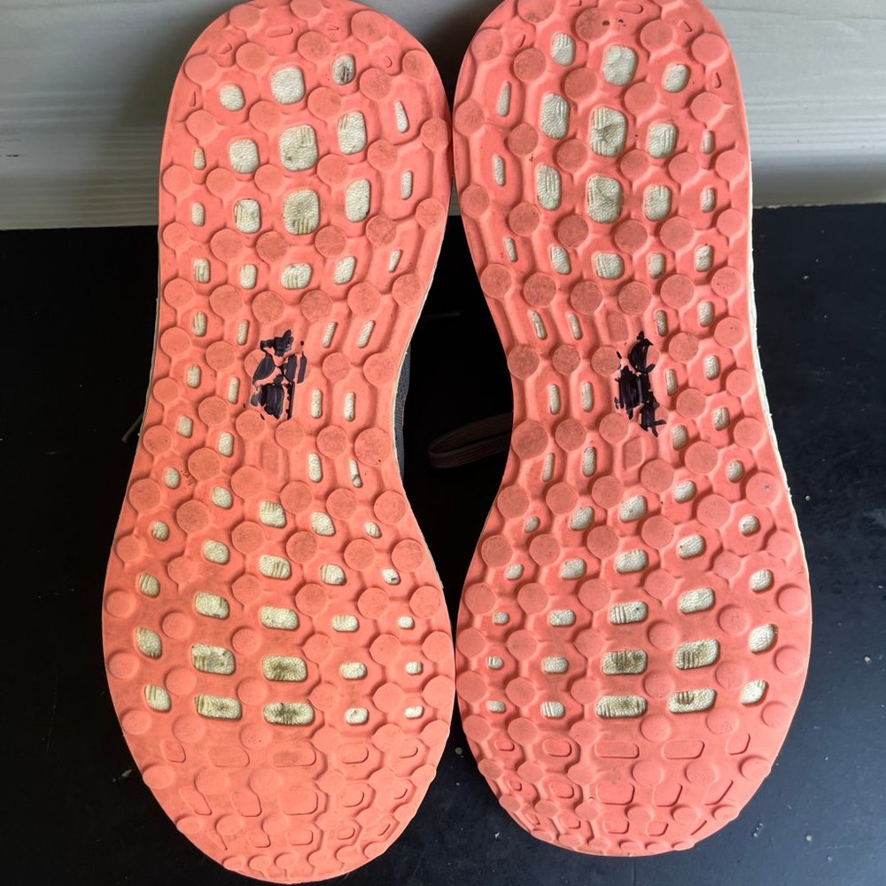 Adidas Women's Response Boost LT Grey Sun Glow Running Shoes Sneakers Sz. 10 - Picture 8 of 9